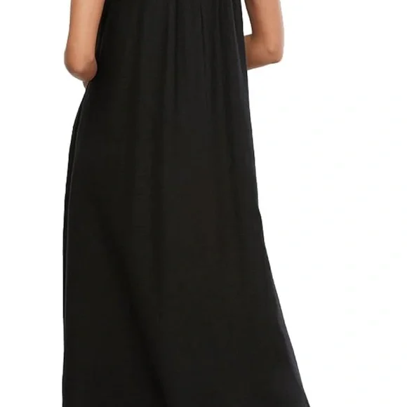 WeWoreWhat Black Halter Sleeveless Maxi Dress - Picture 2 of 3